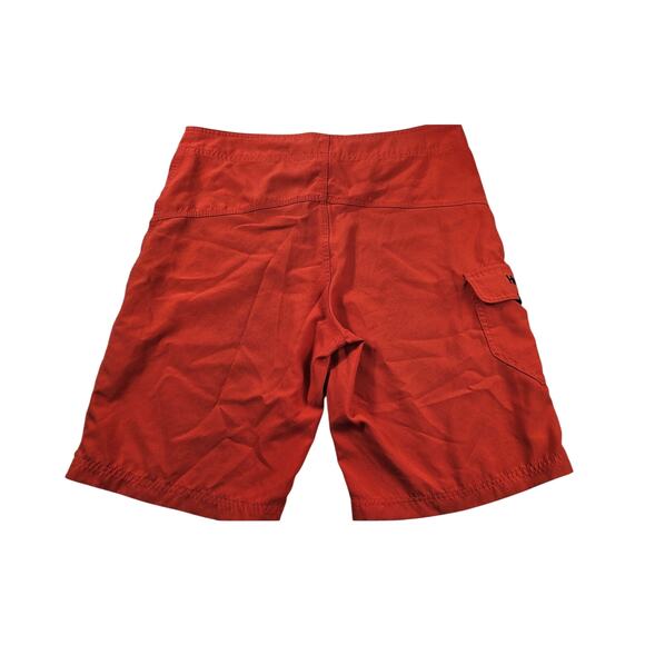 Hurley sz 32 high visibility drawstring hybrid board shorts swim trunks orange # - Picture 2 of 7